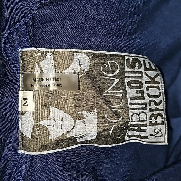 Young Fabulous & Broke Tie Dye Ombre Ruched long Sleeve Tunic Shirt Top - Picture 3 of 5